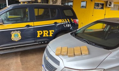 PRF apreende 5 Kg de cocaína em Água Clara (MS)