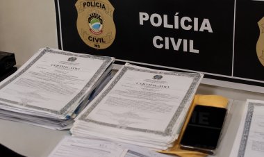 Polícia investiga esquema de venda de diplomas falsos do Ensino Médio em cidades do interior de MS