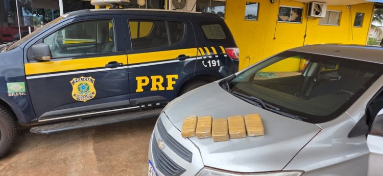 PRF apreende 5 Kg de cocaína em Água Clara (MS)
