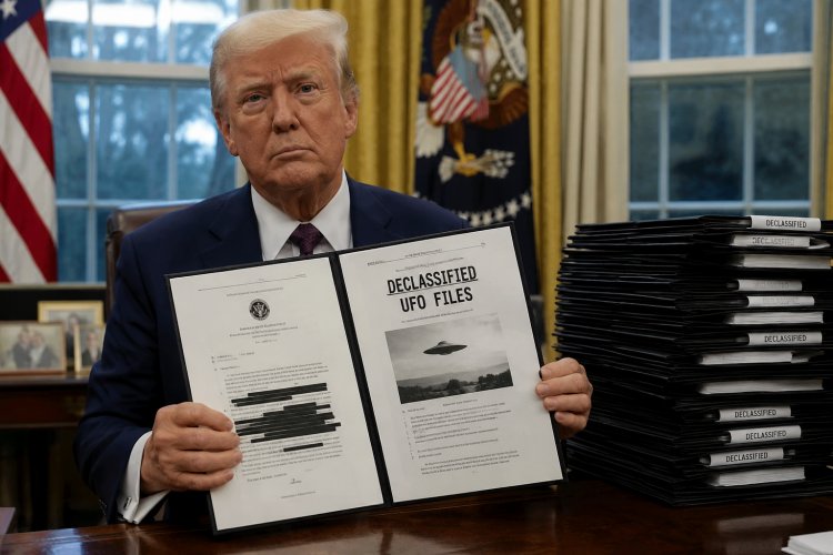 Trump desarquiva arquivos secretos sobre OVNIs e reacende debate sobre vida extraterrestre