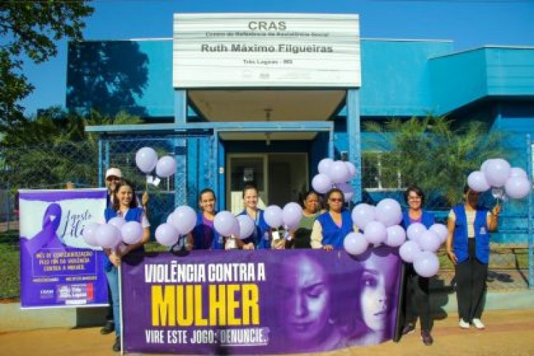 Agosto Lilás: CRAS realiza caminhada em Três Lagoas; veja local e horário”