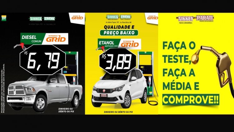 Aproveite as ofertas do fim de semana nos Postos Nikkey e Parati em Três Lagoas