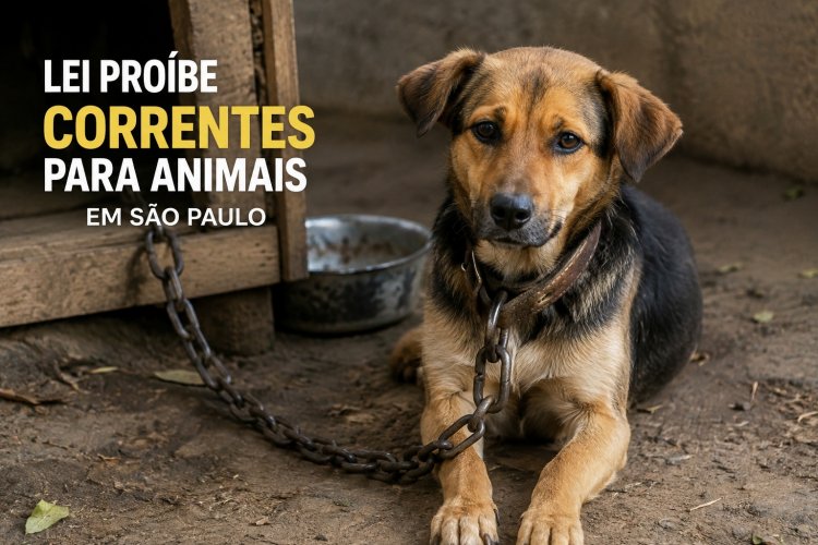 São Paulo proíbe cães e gatos de serem mantidos presos por correntes
