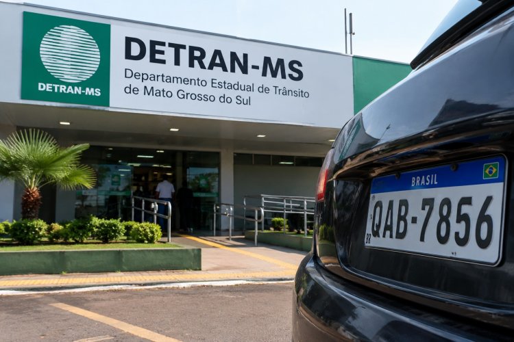 Detran-MS prorroga prazo para licenciamento de veículos com placas finais 7 e 8