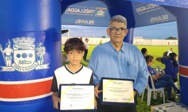 Professor Dori se emociona com homenagem e relembra trajetória dedicada ao esporte em Três Lagoas